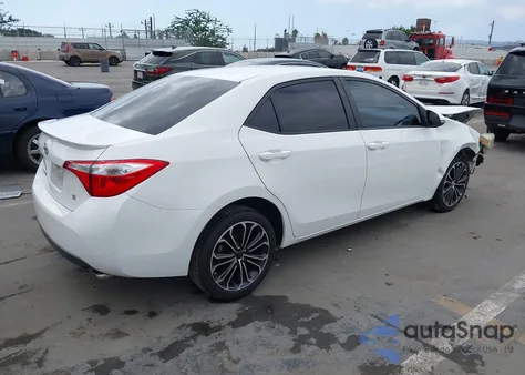 2015 Toyota Corolla S Plus из США, поврежденный, VIN 2T1BURHE8FC338584